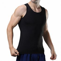 Zomer Mannen Vest Workout Gym Tank Top Heren Spier Sleevel Sportkleding Shirt Fitn Vest Sneldrogende Skinny Vest Tops Hemd a597 #