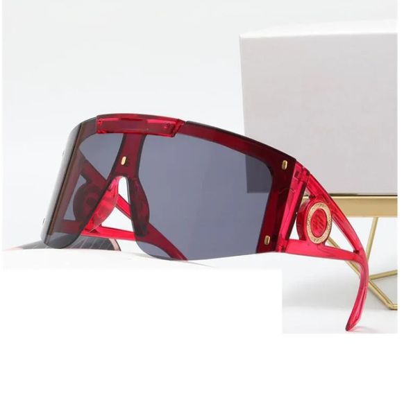 ÉTÉ hommes femme mode grand cadre cyclisme lunettes de soleil lunettes de soleil en plein air ornemental conduite plage lunettes de soleil 7 couleurs glasse homme coupe-vent lunettes b