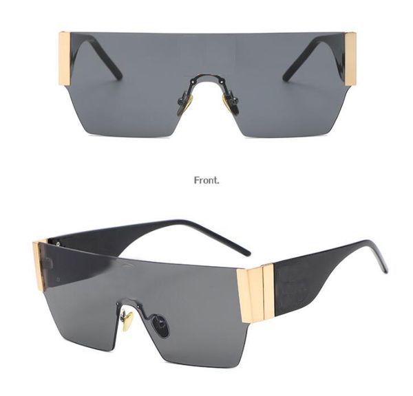 ÉTÉ hommes femme mode cyclisme lunettes de soleil en plein air lunettes de soleil hommes une pièce lentille conduite plage lunettes de soleil 7 couleurs lunettes dames homme coupe-vent lunettes grand cadre