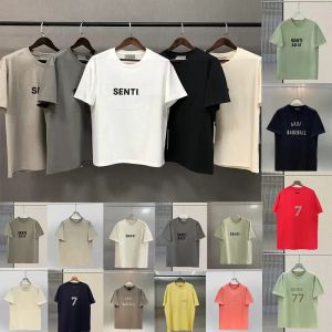 Summer Men Women Designers T Shirts Losse oversize T -shirts Apparel Fi Tops Mans Casual Chest Letter Shirt Luxury Street Shorts Mouw Kleding Heren T M3GF#