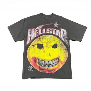 Zomer Heren Dames Hellstar T-shirt Rapper Wash Grijs Heavy Craft Unisex Korte mouw Top High Street Fashion Retro Dames T-shirt S-xxxl Geen label 0P3A2024