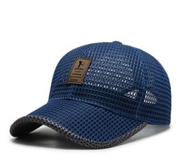 Verano men039s ocio al aire libre sombrero para el sol protector solar pesca malla transpirable gorra de béisbol señoras cap43818751009146