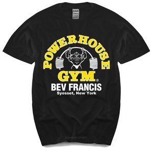 T-shirt d'été noir pour hommes, t-shirt pour hommes, powerhouse gym, Harajuku Geek, en coton, 220627