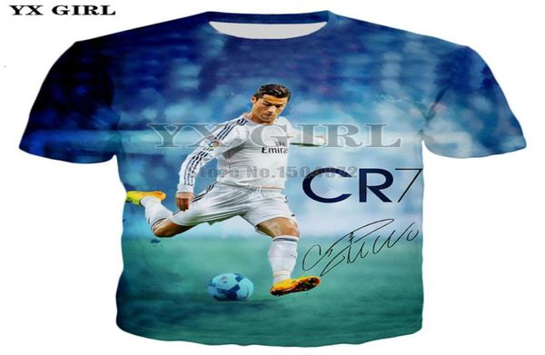 Camiseta informal de verano para hombre, camisetas de manga corta, camiseta para hombre y mujer, camiseta con estampado 3d de Cristiano Ronaldo, camisetas unisex 2206236814052