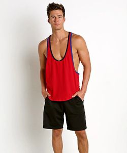 Vêtements d'été pour hommes, gilet de plage, sport, Fitness, solide et beau, pur coton, grande taille, bxt-134544 240327