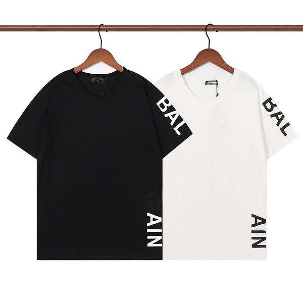 Verano para hombre Diseñador bamain Camiseta Casual para mujer Camisetas de manga corta con letras Imprimir Decoración Top Sell Luxury Men Hip Hop ropa