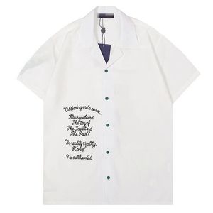 Chemises de créateurs pour hommes d'été chemises pour hommes à manches courtes femmes même style devant dos lettre de tigre logo impression tendance t-shirts lâches broderie hommes chemises décontractées haut