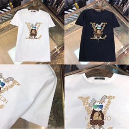 Designer masculin d'été T-shirt décontracté homme t-shirts avec des lettres imprimées manches courtes top top lixe hommes vêtements hip hop asia taille s-xxxxl