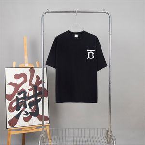 Designer masculin d'été T-shirt décontracté homme t-shirts lâches avec des lettres imprimées manches courtes top finan