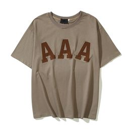 Zomer Heren Ontwerpers Essen Tshirt Man Dames met Aaa Letters 7 Print Korte Mouwen Shirts Heren Losse Oversize Luxe Straat Tees Trend Top