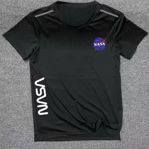 T-shirts de créateur de mode pour hommes Summer NASA Outwoor Séchage rapide T-shirt Sports Vaies Fitness Basketball Tee Tee