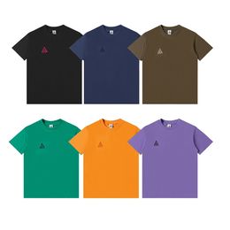 Diseñador de moda para hombre de verano Camisetas ACG X NK Logotipo pequeño Camiseta con cuello redondo Hombre Camisetas para mujer Marca Mangas cortas Venta superior Ropa de lujo para hombre Hip Hop Tops