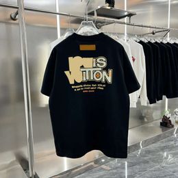 Summer Mens Louies Vuttion Tshirt Designer T-shirt Homme décontracté Bénéres avec des lettres Imprimé à manches courtes Top Vendre des hommes de luxe Hip Hop Vêtements Us Taille 69 154