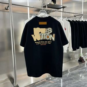 Zomer heren louies vuttion t -shirt designer t -shirt casual man dames T -stukken met letters afdrukken korte mouwen top verkopen luxe mannen hiphop kleding ons maat 69 154