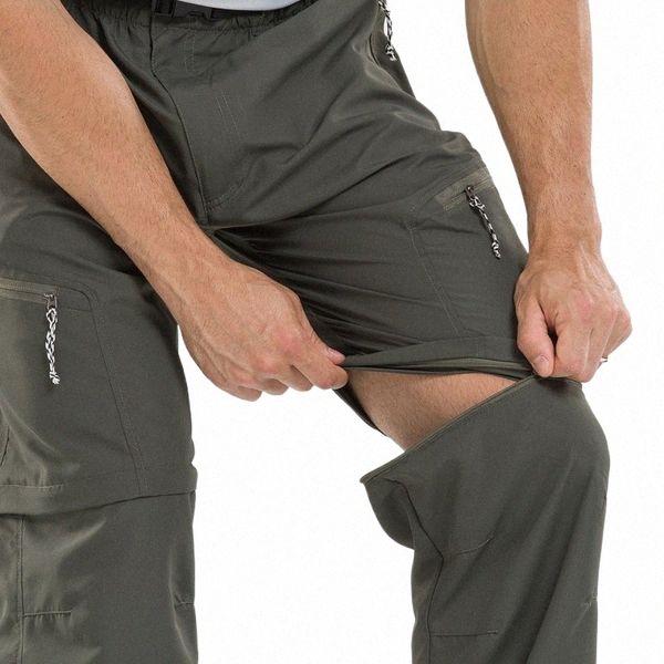 Été hommes pantalons à séchage rapide en plein air tactique imperméable amovible pantalon randonnée sport respirant pantalon cam trekking shorts c9b5 #