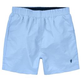 Pantalones cortos de verano para hombre Diseñador para hombres cortos Color sólido ralph casual fino Secado rápido Traje de baño Impresión Pantalones de playa Lauren