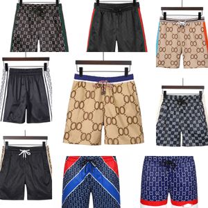 Zomerheren shorts ontwerpers casual sport 2023 mode snel drogende mannen strandbroek zwart en witte letter print kort Aziatische maat m-xxxl