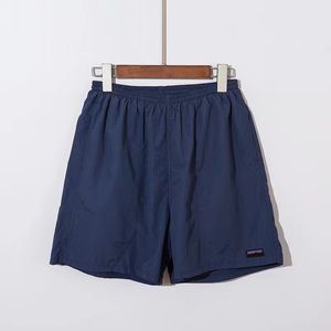 Zomerheren shorts patagoni shorts knie lengte korte casual losse kleding stranddruk letter snel drogen ontwerper kort 427