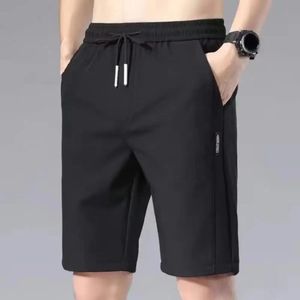 Summer Sport Sport Sports Straight Tipo suelto macho Casual Solid Elástico Cintura Drawstring Jogging Pants 240422