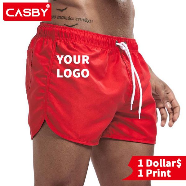 Verano para hombre traje de baño pantalones cortos marca ropa de playa sexy nadar troncos hombres traje de baño cintura baja transpirable playa desgaste surf 220609