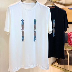 Summer Mens T-shirt Comic Letter Printing Graphic tee Designer T-shirt Men Femmes Coton Pure Coton Top à manches courtes T-shirt surdimension