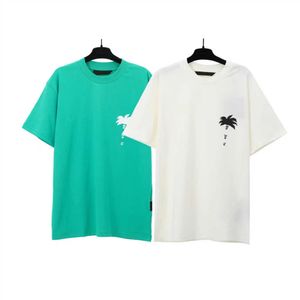 Camiseta de verano para hombre, camisa de diseñador, camiseta holgada de moda, camisa informal para hombre, pantalones cortos de estilo Hip Hop de lujo, ropa de manga con estampado de imagen, camisa de mezcla de algodón