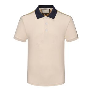 Camiseta de verano para hombre, camiseta de diseñador, polo, polos para hombre, botón de cuello, estampado de bordado de letras de algodón puro, polos rojos, deportes de lujo, casual, pareja, camisetas para mujer, top