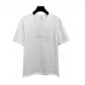 T-shirt d'été pour hommes avec imprimé Alphabet à manches courtes pour hommes lâche décontracté tendance haut vêtements rue à manches courtes T-shirt UGGF