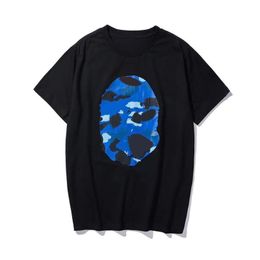 Verano para hombre camisetas diseñador estampado tiburón mujer hombres ropa de manga corta top camisetas tee Top suelto 6NB7 impresión divertida piel amigable
