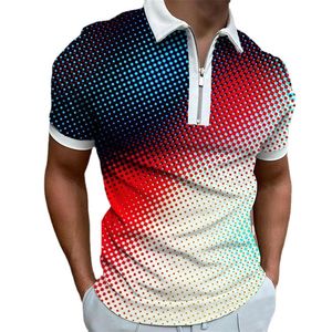 Camisetas para hombres de verano Camiseta de manga corta para hombres de contraste a rayas de moda