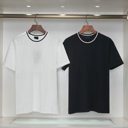 T-shirts pour hommes Summer Tshirts T-shirts Designer Brand Tee Luxury Classic Eye Striped Geométrie Simple Slim Fit Europe Vêtements Womens Coton Cotton Tops