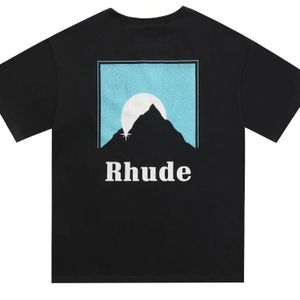 Été Hommes T-Shirts Femmes rhude Designers Pour Hommes tops Lettre polos Broderie t-shirts Vêtements T-shirt à manches courtes grands T-shirts RYWF