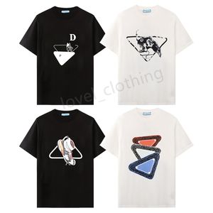 Zomerheren t -shirt ontwerper t -shirt grafische tees casual man dames los met letters print korte mouwen top verkopen luxe mannen t shirt maat xs -xl