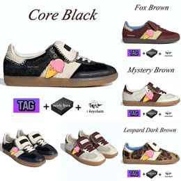 Plataforma de mujeres para hombres de verano zapatos bajos casuales de mujer Sandalias leopardo mocasines marrón oscuro zapatos zapatos hombres zapatos zorro zorro color marrón tonamen entrenadoras zapatillas de zapatilla