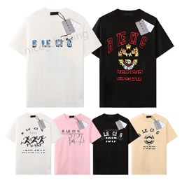 Summer Mens Womens Designers T-shirt Fashion Shirts Loose Brands Men's Men's Casual T-shirt Hip Hop Street Shorts Sleeve Vêtements Tees Size XS-XL