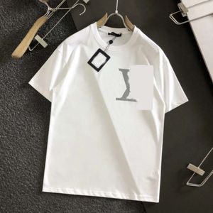 Zomerheren damesontwerpers t -shirt losse casual straatstijl kledingkist letters bedrukt oversized ronde nek -t -spuitgaten