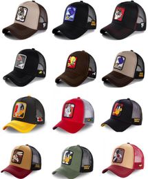 Zomer Mesh Baseball Caps Dier Eend Anime Schattig Konijn Borduren voor Vrouwen Mannen Outdoor Vader Vrachtwagenchauffeur Hoed Zomer gorras5918490