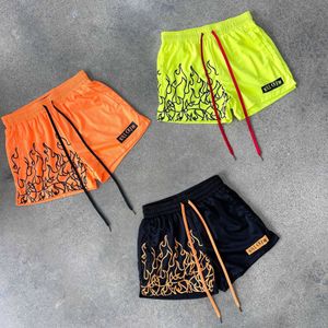 Zomer Mesh Sport Heren Fitness Shorts Gym Hardlooptraining Sneldrogend Ademend