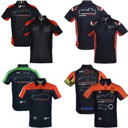 Polo de carreras de motos de verano Camiseta del equipo de carreras de motos Jersey de motocross de secado rápido Camiseta transpirable de campo traviesa de moda para hombres