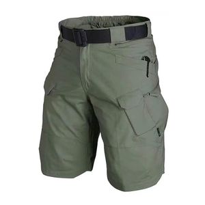 Zomer Multi-Pocket Tactical Cargo Shorts Mannen Khaki Jogger Outdoor Waterdicht Military Casual Losse Big Size 5XL 220318