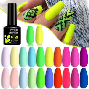 Summer Neon Gel Nail Polish Nail Paint Nail Art Vernis Semi Permanent Manicure Soak Off LED UV Nail Gel Polish Ongle