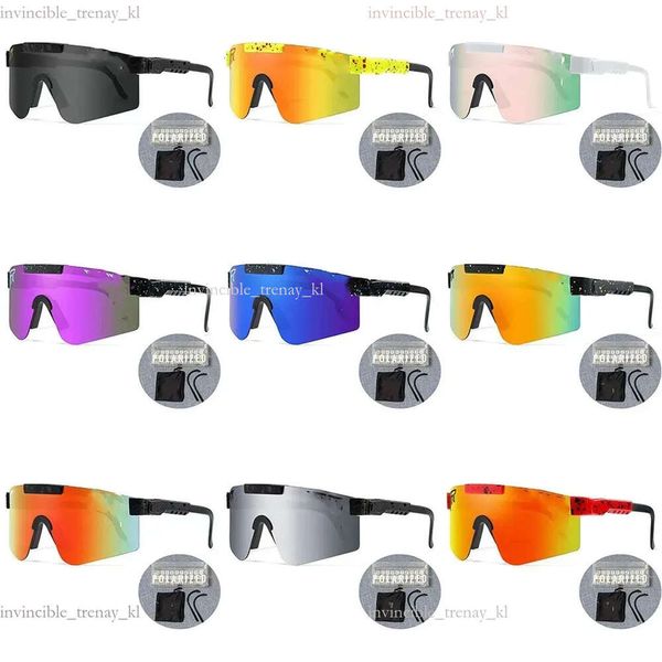 Summer Nuevo 17 colores Gafas de sol Pitsviper Originales Google TR90 Gafas de sol polarizadas Eyewear a prueba de viento al aire libre 100% Regalo de lente espejo UV 490