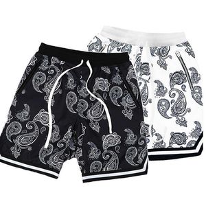 Summer des shorts de fleur de cajou de cajous pour hommes