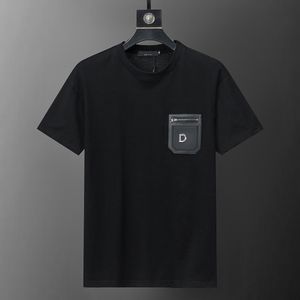 Zomer Nieuwe Designer Los T-shirt Mode Zwart en Wit Puur Katoen Korte Mouw Luxe Letterpatroon T-shirt M-3XL