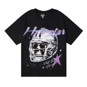 Été Nouveau Fashion Hellstar Mens Femme T-shirt T-shirt Graphic Tee Vêtements All-Match Vêtements Hipster Washed Tabill