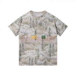 Zomer Nieuwe Mode Heren T-shirts Designer Digitale Print Tee Shirts Topkwaliteit Casual Korte Mouw Kleding Aziatische Size S-2XL