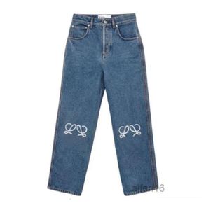 Zomer nieuwe jeans Dames Designer broekspijpen Open vork Strakke Capri Denim Voeg fleece toe Dikker warme afslankbroek Rechte kleding Borduren Afdrukken
