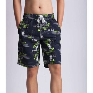 Zomer nieuwe herenstrandbroek Casual Capri Fashion bedrukte shorts