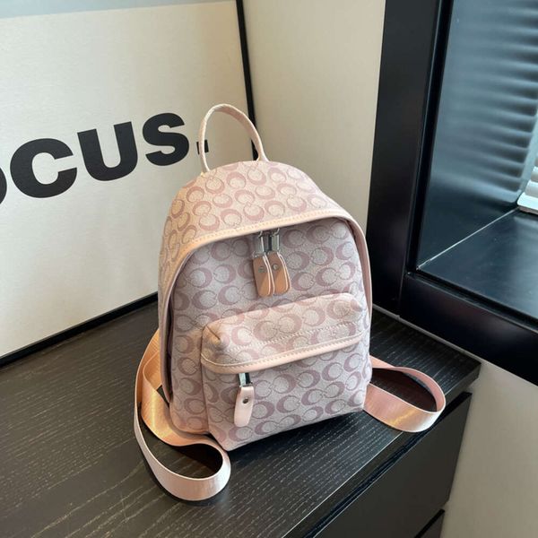 Mini sac à dos Jacquard à fermeture éclair colorée pour femmes, sac à main d'été, nouvelle collection 2024, 78% de réduction sur le magasin, vente en gros