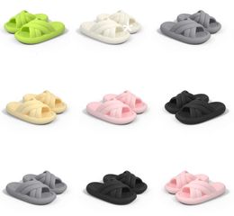 Zomer Nieuwe producent Slippers Designer voor dames schoenen groen wit zwart roze grijze slipper sandalen mode-044 dames platte dia's gai outdoor schoenen 2024